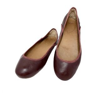 ugg leather flats
